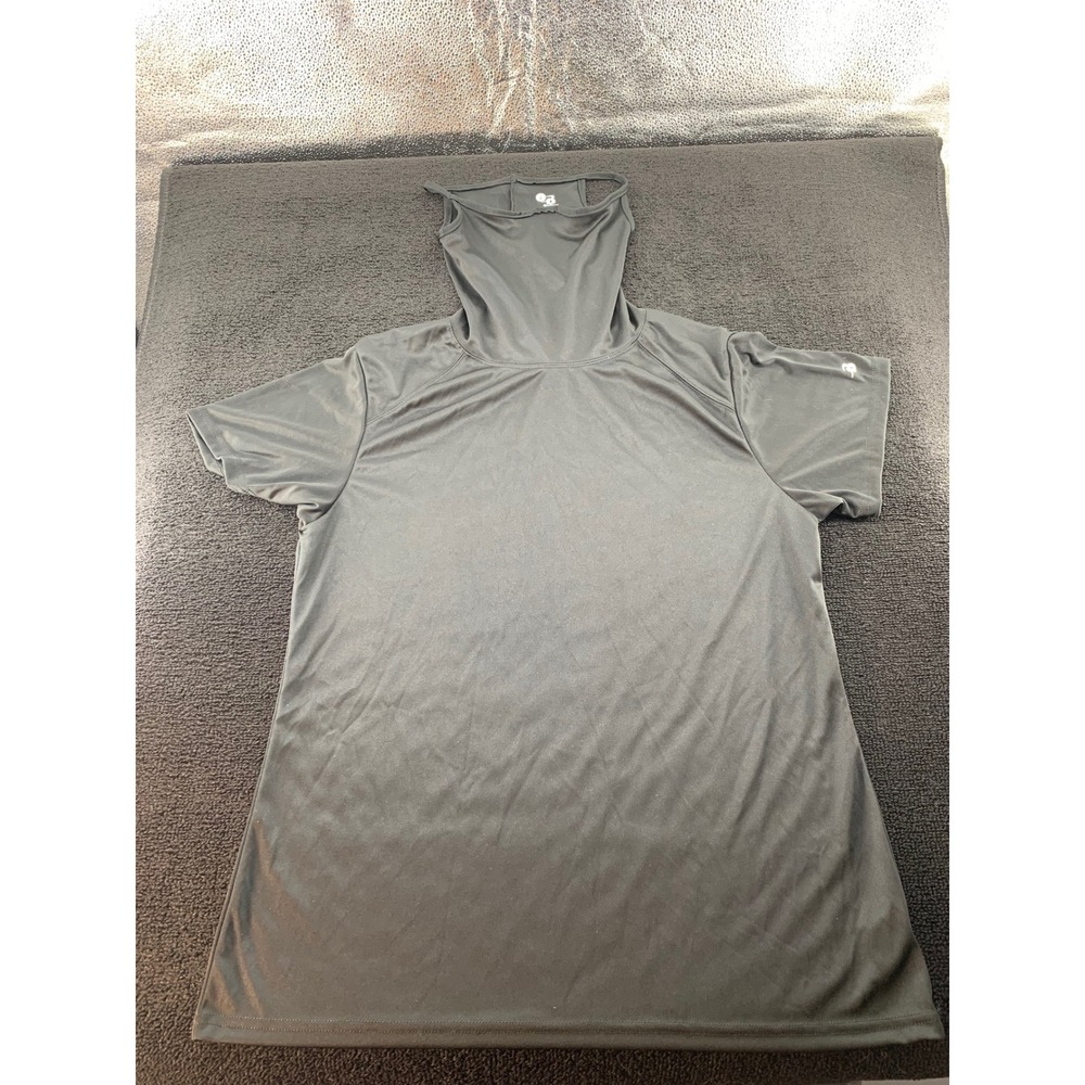 Badger Sport‎ Ladies Athletic Short Sleeve Tunic Top Gray Size L